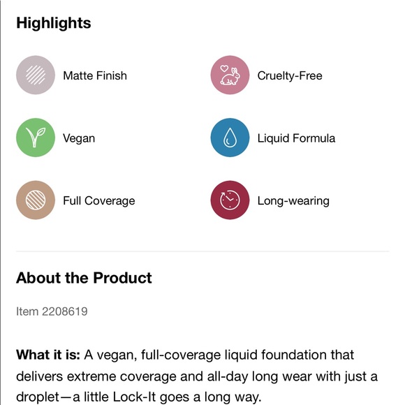 KVD Beauty Mini Lock-It Full-Coverage Long-Wear Matte Liquid Foundation - Picture 12 of 16